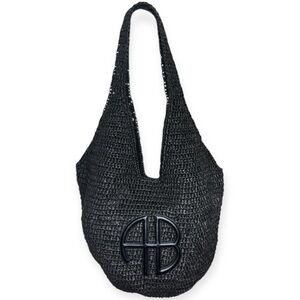 Anine Bing 'Leah' Hobo Raffia Bag